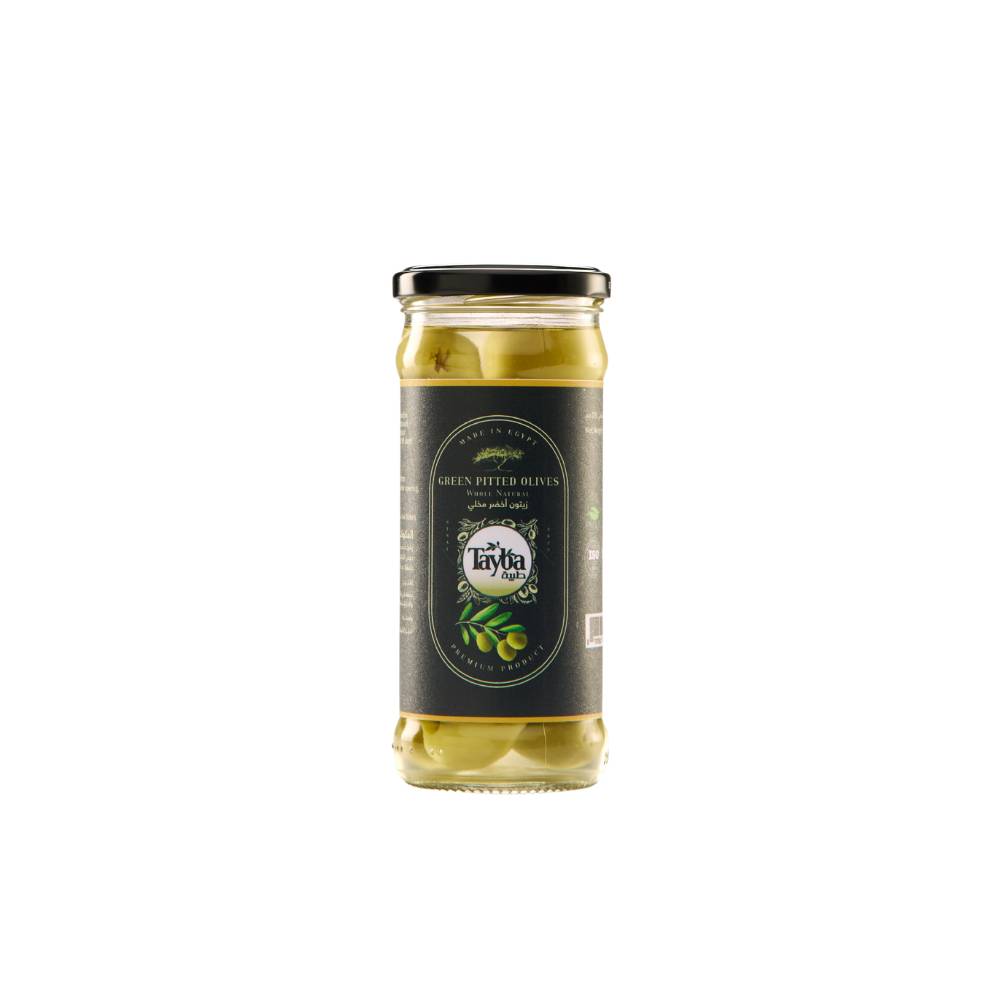 Tayba Green Olives - Pitted [ 370g ]