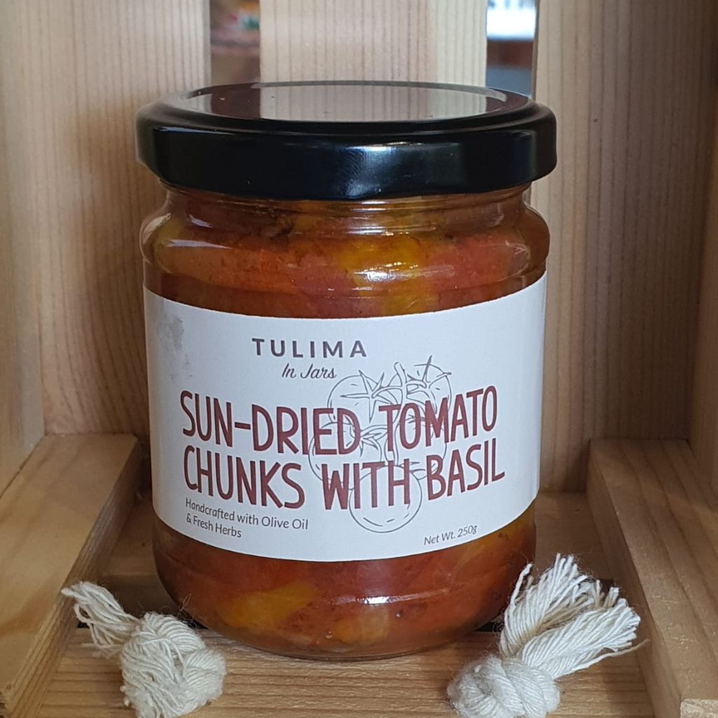 Basil Sundried Tomato Chunks [ 250g ]